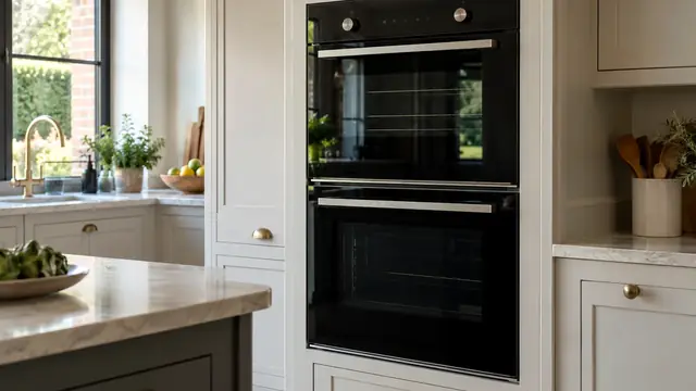 A double oven with both cavities cleaned in Kensington