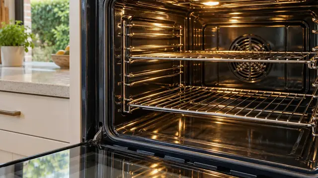 A single oven cleaned inside and out in Kensington